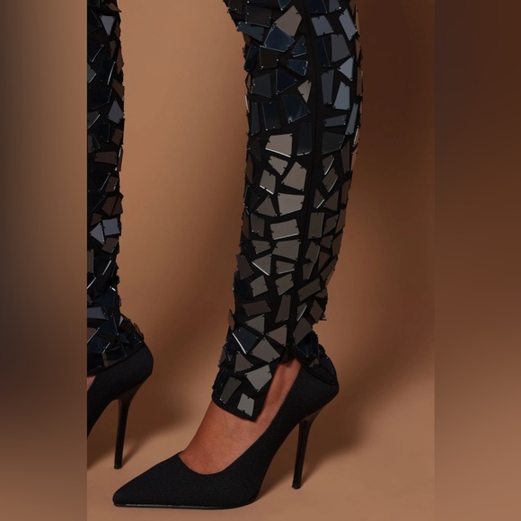 Fashion Nova Mirror Pants - Picture 3 of 6